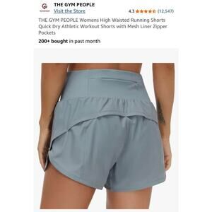 The Gym People High Waisted Running Shorts